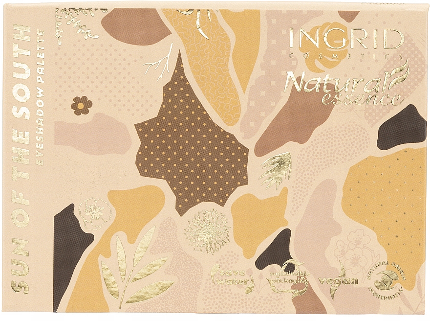 Lidschatten-Palette - Ingrid Cosmetics Natural Essence Sun Of The South Eyeshadow Palette — Bild N2