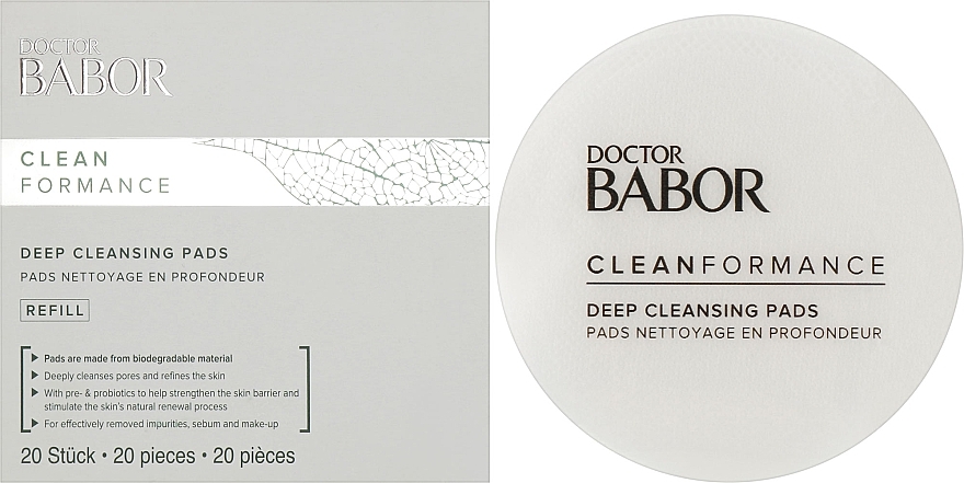 Tiefenreinigungspads - Babor Doctor Babor Clean Formance Deep Cleansing Pads Refill (Refill)  — Bild N2