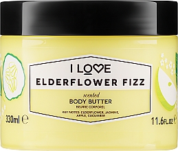 Düfte, Parfümerie und Kosmetik Körperbutter mit Holunder-Cocktail - I Love... Elderflower Fizz Body Butter