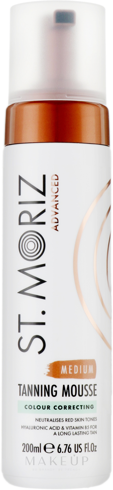 Selbstbräunungsmousse Medium - St. Moriz Advanced Colour Correcting Tanning Mousse Medium — Bild 200 ml