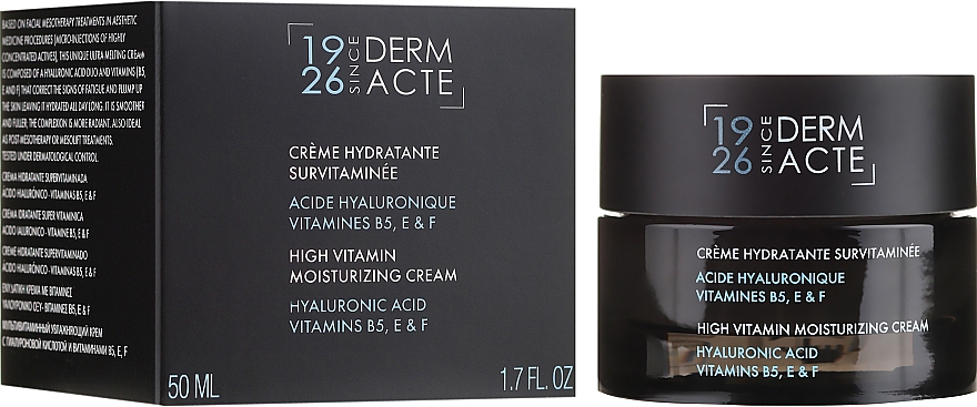 Feuchtigkeitsspendende Gesichtscreme mit Hyaluronsäure und Vitamin B5, E und F - Academie Creme Hydratante Survitaminee — Bild N2