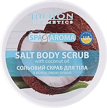 Salzpeeling für den Körper mit Kokosnussöl - Bioton Cosmetics Spa & Aroma Salt Body Scrub With Coconut Oil  — Bild N1