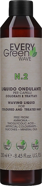 Dauerwellenflüssigkeit für coloriertes Haar  - EveryGreen Wavihg Liquid for Colored Hair 2 — Bild N1