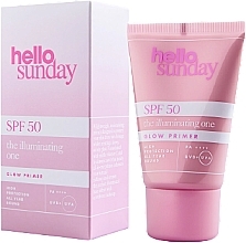 Düfte, Parfümerie und Kosmetik Aufhellende Sonnenschutzgrundierung - Hello Sunday The Illuminating One Glow Primer SPF 50 PA + + + +