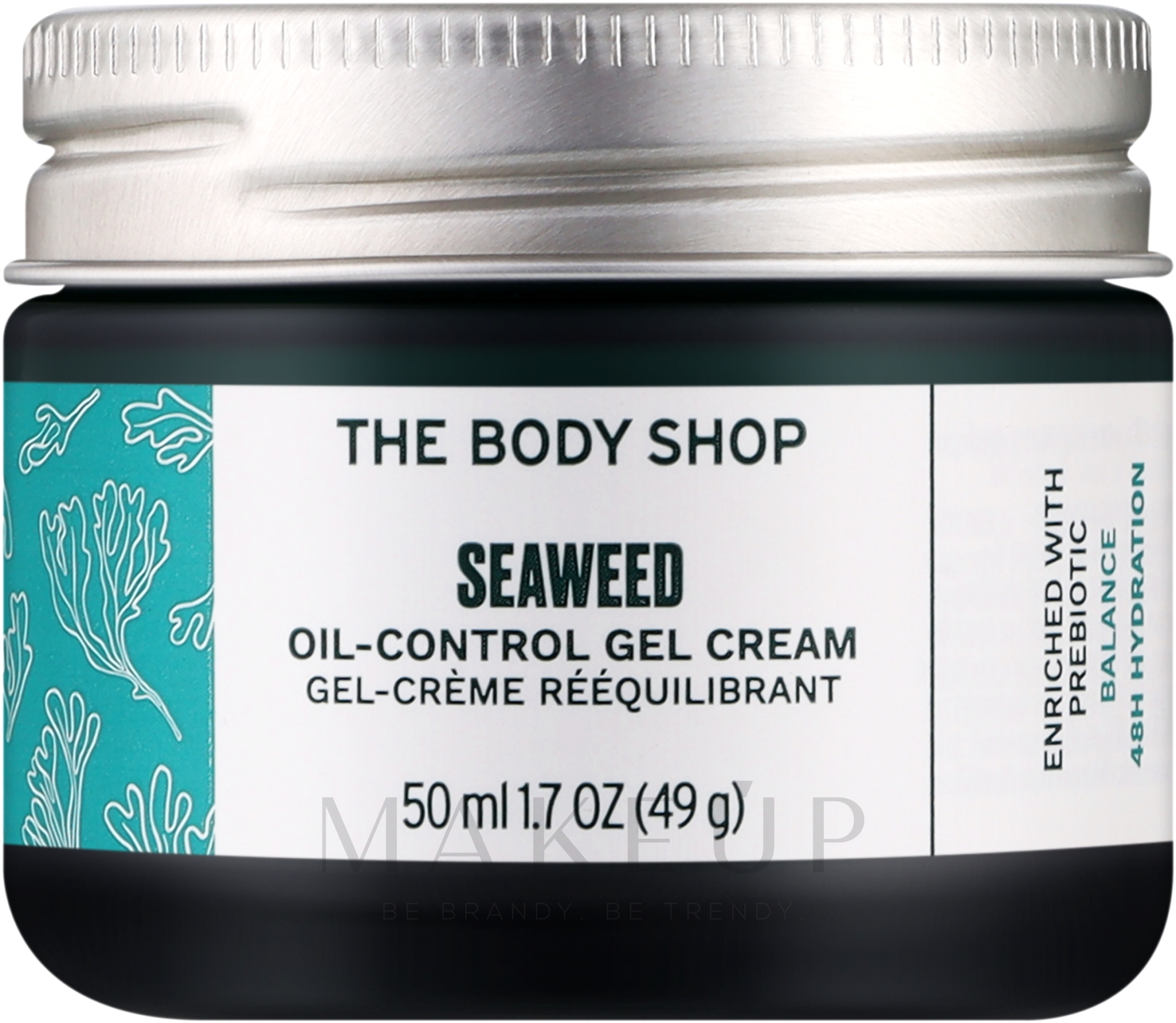 Gel-Creme für den Tag mit Algen - The Body Shop Seaweed Oil-Control Gel Cream (Einmachglas) — Bild 50 ml