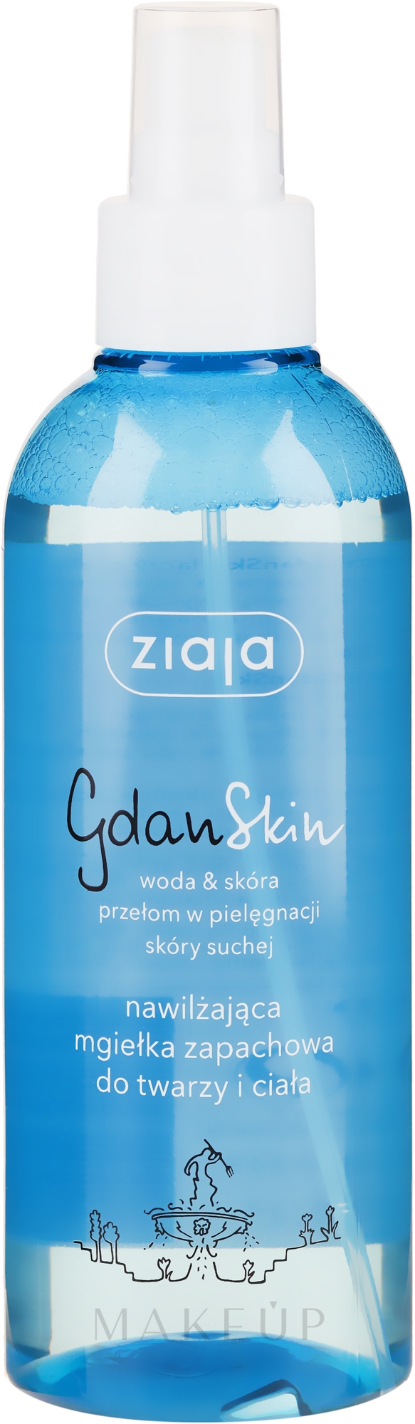 Feuchtigkeitsspendender Duftspray für Gesicht und Körper - Ziaja GdanSkin — Foto 200 ml