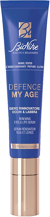 Regenerierendes Serum für Augen- und Lippenpartie - BioNike Defence My Age Renewing Eye & Lip Serum — Bild N1