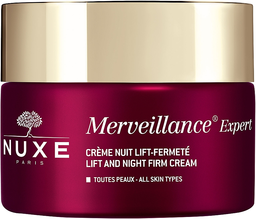 Straffende Nachtcreme mit Lifting-Effekt - Nuxe Merveillance Expert Lift And Firm Night Cream — Bild N1