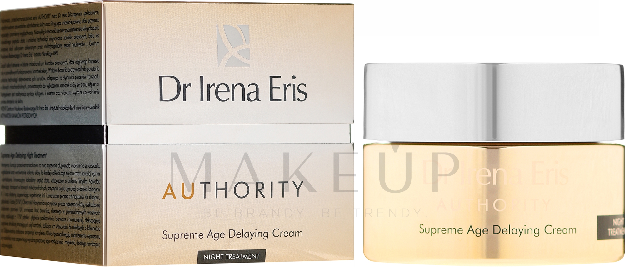 Anti-Aging Nachtcreme - Dr Irena Eris Authority Supreme Age Delaying Cream — Bild 50 ml