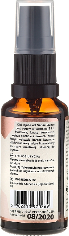 Kosmetiköl "Jojoba" - Nature Queen Jojoba Oil — Bild N2