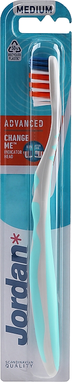 Zahnbürste mittel hellblau - Jordan Advanced Medium — Bild N1