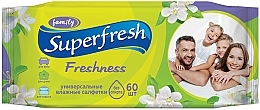 Düfte, Parfümerie und Kosmetik Feuchttücher 60 St. - Superfresh