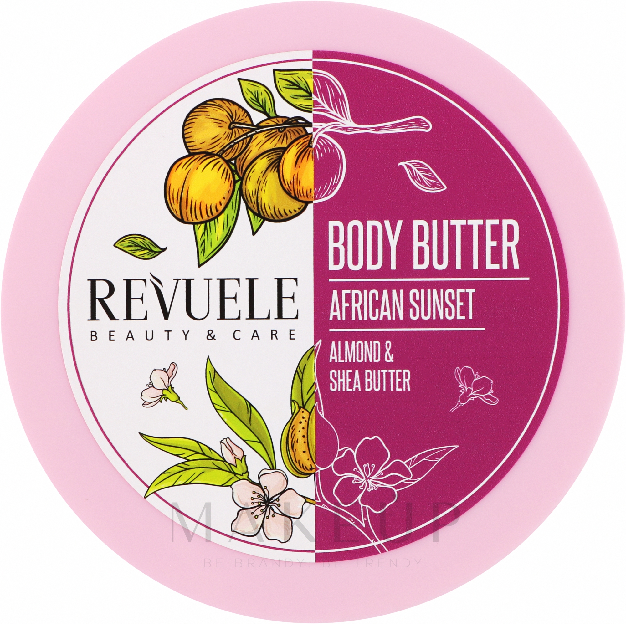 Körperbutter mit Mandel und Sheabutter - Revuele African Sunset Almond & Shea Body Butter — Bild 200 ml