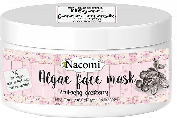 Alginat-Gesichtsmaske "Preiselbeere" - Nacomi Professional Face Mask — Bild N1