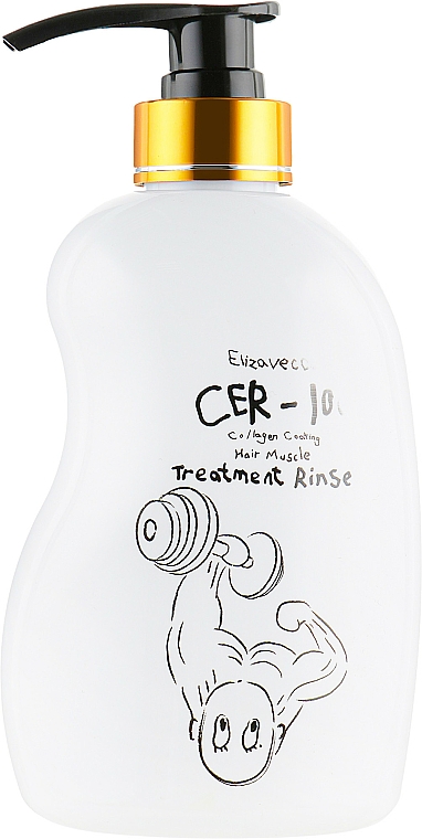 Pflegende und regenerierende Haarspülung mit Kollagen - Elizavecca CER-100 Collagen Coating Hair Muscle Treatment Rinse — Bild N2