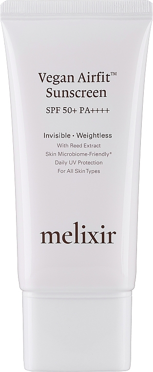 Sonnenschutzcreme Airfit mit Kohlextrakten - Melixir Kale Extracts Vegan Airfit Sunscreen SPF50+ PA++++ — Bild N1