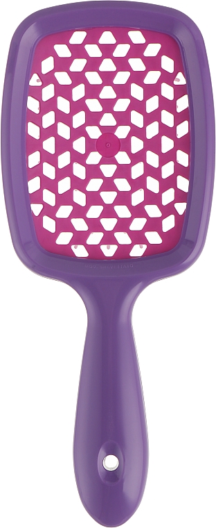 Haarbürste Fuchsia mit Rosa - Janeke Superbrush — Bild N2