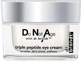 Düfte, Parfümerie und Kosmetik Anti-Falten Augenkonturcreme mit Tripeptidkomplex gegen dunkle Augenringe - Dr. Brandt Triple Peptide Eye Cream
