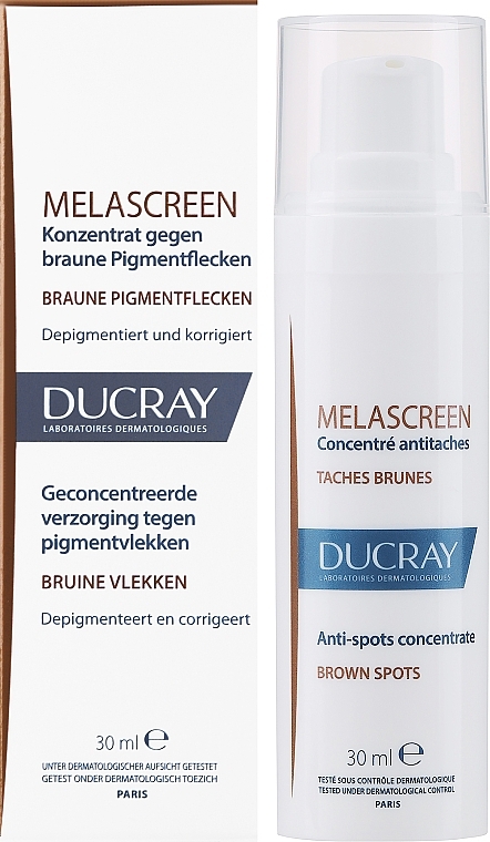 Konzentrat zur Depigmentierung des Gesichts - Ducray Melascreen Anti-spot Concentrate — Bild N2