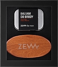 Bartpflegeset - Zew For Men (Bartbürste + Bartbalsam 80ml) — Bild N1