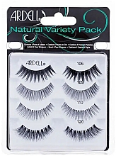 Düfte, Parfümerie und Kosmetik Künstliche Wimpern - Ardell Natural Variety Pack Black 106, 109, 110, 120