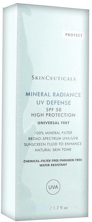 Sonnenschutzcreme für Gesicht LSF 50 - SkinCeuticals Mineral Radiance UV Defense SPF50 — Bild N1