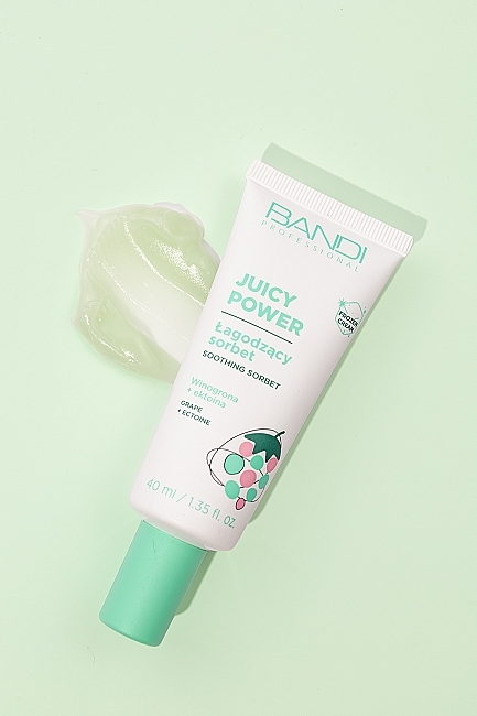 Beruhigendes Gesichtssorbet  - Bandi Professional Juicy Power Soothing Sorbet Grape + Ectoine  — Bild N3