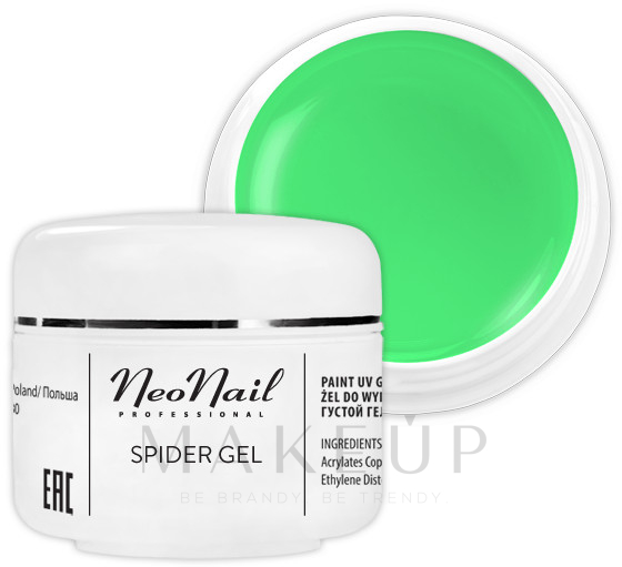 Spider Gel - NeoNail Professional Spider Gel — Bild Neon Green