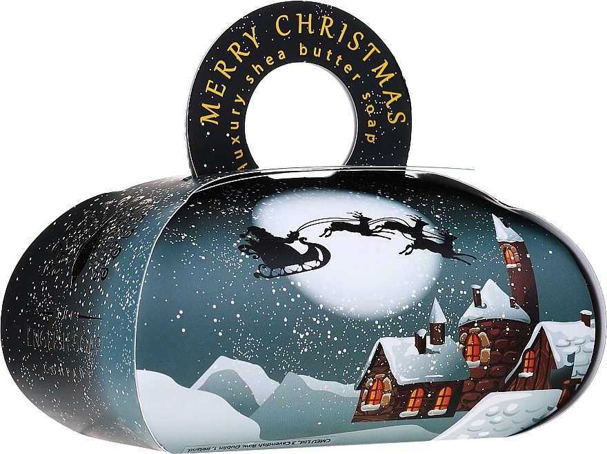 Luxoriöse Seife Frohe Weihnachten mit Sheabutter - The English Soap Company Winter Village Gift Soap — Bild N1