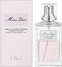 Dior Miss Dior Fresh Rose Body Oil - Frisches Körperöl mit Rosen — Bild N2