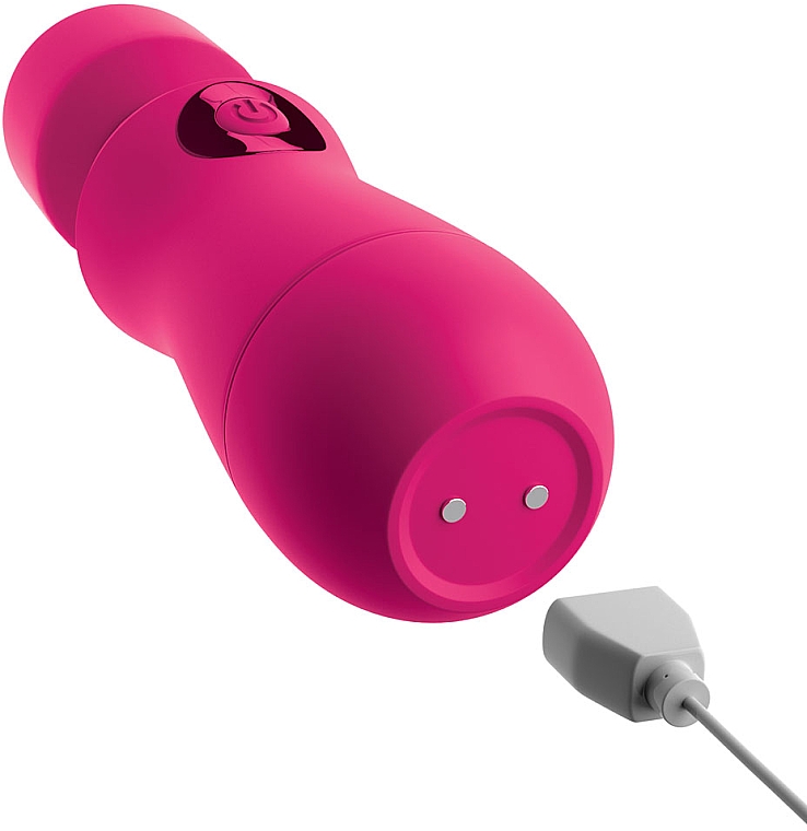 Vibrator pink - PipeDream OMG! Wands #Enjoy Rechargeable Vibrating Wand Fuchsia — Bild N3