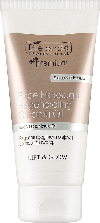 Regenerierende Gesichtsmassageöl-Creme  - Bielenda Professional Lift & Glow Face Massage Regenerating Creamy Oil — Bild N1