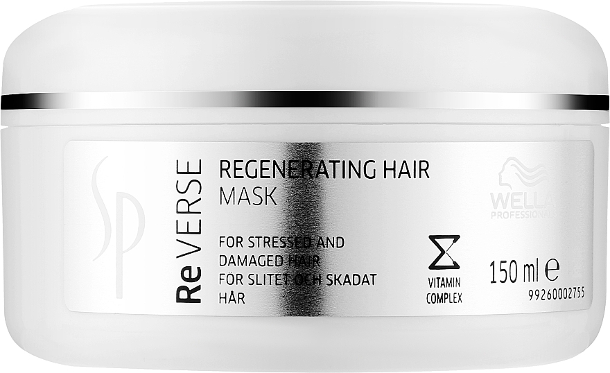 Regenerierende Haarmaske mit Vitaminkomplex für gestresstes und geschädigtes Haar - Wella SP Reverse Regenerating Hair Mask — Bild N1