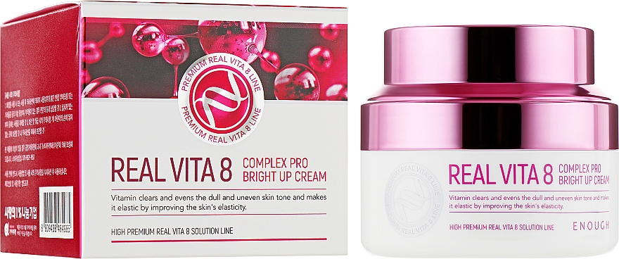 Pflegende Gesichtscreme mit Vitaminen - Enough Real Vita 8 Complex Pro Bright Up Cream — Bild N2