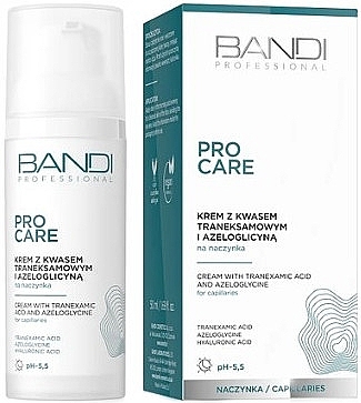 Gesichtscreme mit Tranexamsäure und Azeloglycin - Bandi Professional Pro Care Tranexamic Acid And Azeloglycine Face Cream  — Bild N1