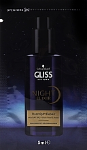 Elixier für stark geschädigtes Haar - Gliss Hair Repair Night Elixir Overnight Repair (Probe)  — Bild N2