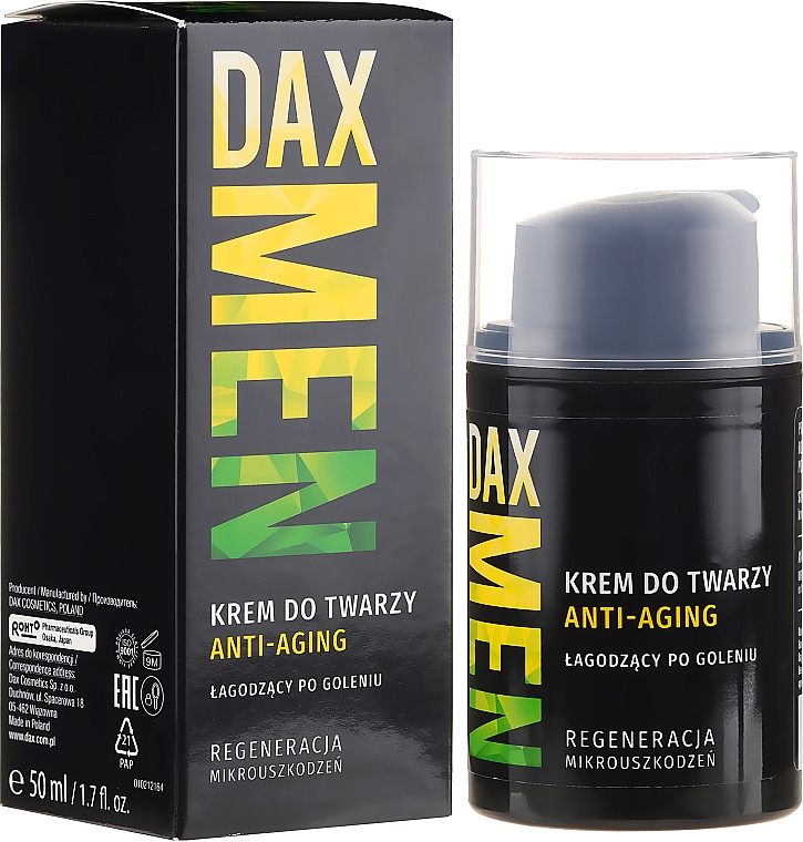 Regenerierende Anti-Aging Gesichtscreme für Männer - DAX Men — Bild N1