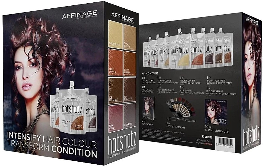 Set 11 St. - Affinage Salon Professional Hot Shotz Intro Kit — Bild N1