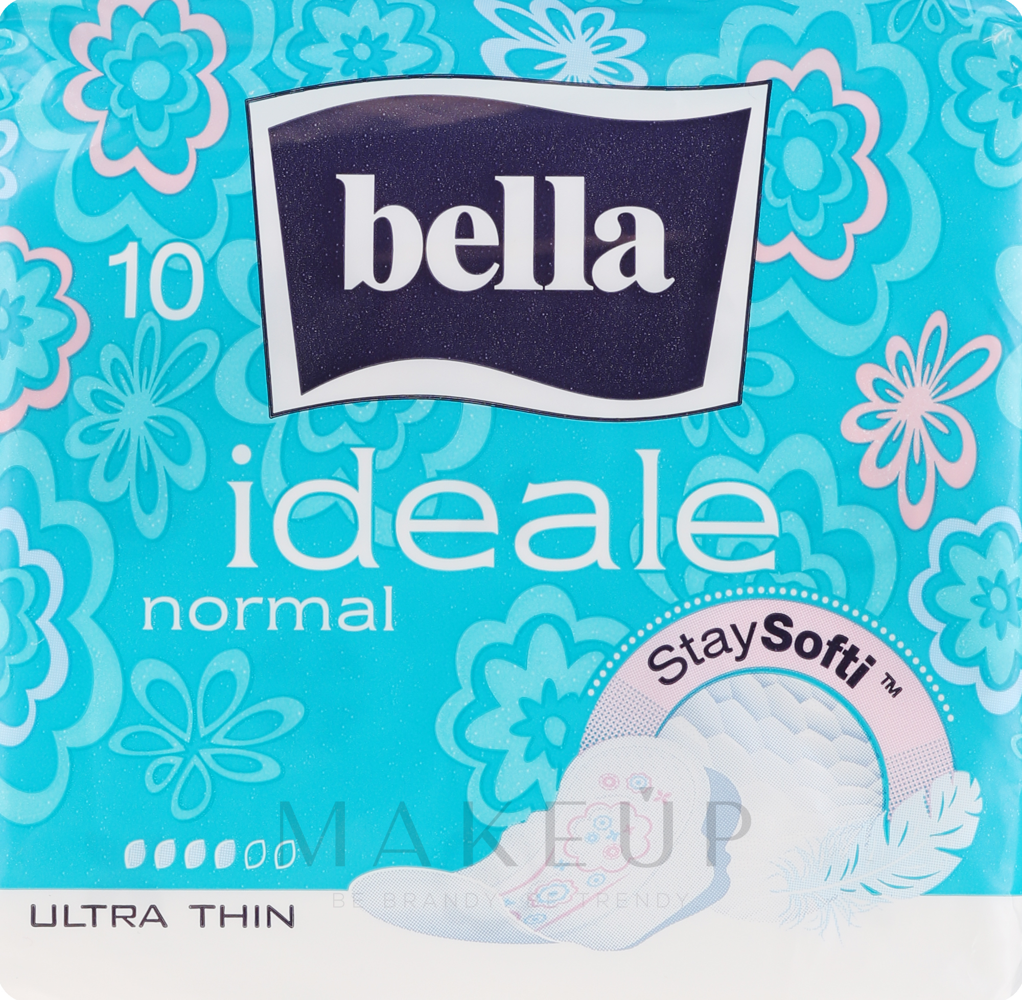 Damenbinden Ideale Ultra Normal StaySofti 10 St. - Bella — Bild 10 St.
