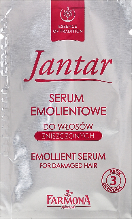 Proteinbehandlung mit Bernsteinextrakt für strapaziertes Haar - Farmona Jantar Protein Treatment With Amber Extract For Damaged Hair — Bild N4