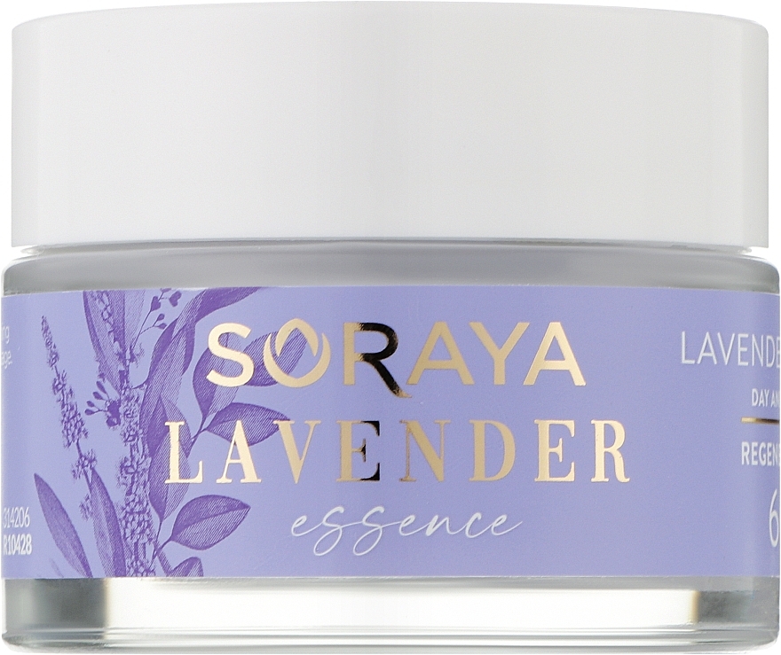 Regenerierende Anti-Falten Gesichtscreme 60 + mit Lavendelhydrolat, Amaranthöl und Squalan - Soraya Lavender Essence — Bild N1