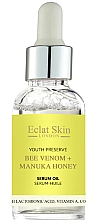 Düfte, Parfümerie und Kosmetik Feuchtigkeitsspendendes Gesichtsserum - Eclat Skin London Bee Venom + Manuka Honey Oil Serum