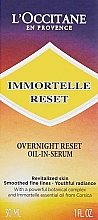 Nachtelixier für das Gesicht - L'Occitane Immortelle Overnight Reset Oil-In-Serum — Bild N2