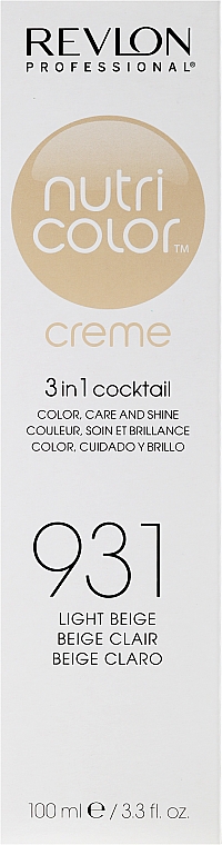 3in1 Tönungscreme-Balsam für Farbauffrischung, Geschmeidigkeit und Glanz der Haare - Revlon Professional Nutri Color Creme 3in1 — Bild N3