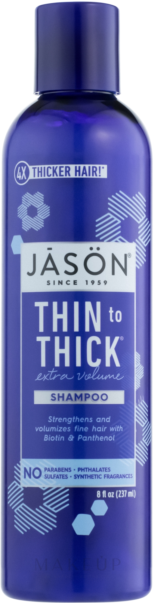 Shampoo - Jason Natural Cosmetics Thin-to-Thick Shampoo — Bild 237 ml