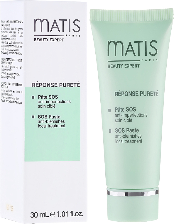 Anti-Makel-Gesichtspaste für unvollkommene Haut - Matis Paris Reponse Delicate Matis SOS Paste