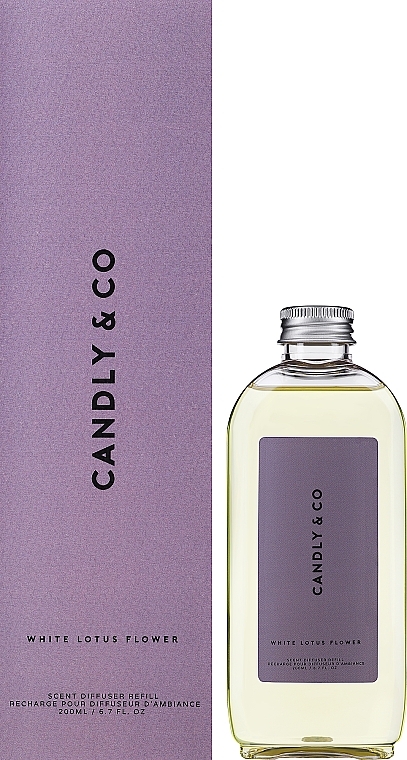 Nachfüller für Raumerfrischer - Candly&Co No.8 White Lotos Flower Diffuser Refill — Bild N1