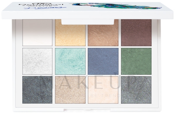 Lidschattenpalette mit 12 Farben - Dermacol Luxury Eyeshadow Palette — Bild Drama