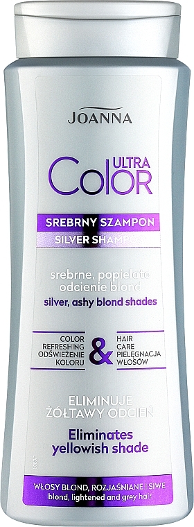 Silber-Shampoo gegen Gelbstich - Joanna Ultra Color System — Bild N2