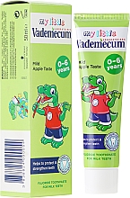 Düfte, Parfümerie und Kosmetik Kinderzahnpasta 0-6 Jahre mit mildem Apfelgeschmack - Vademecum Junior Apple Toothpaste